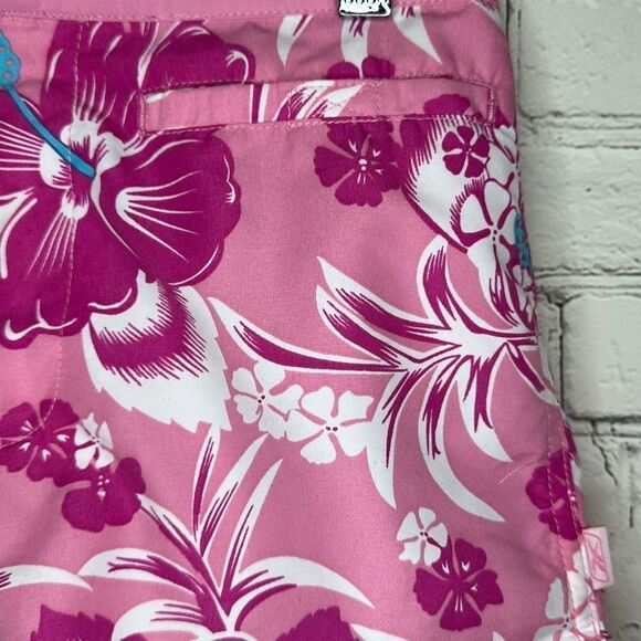 Reebok Kids Pink Floral Swim Shorts size Small 10 - Picture 3 of 7